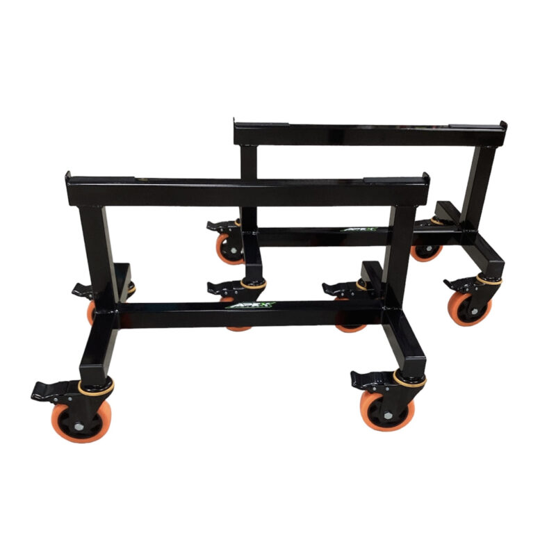 Apex Car Stands with Locking Casters (Pair)