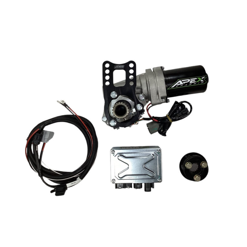Apex Power Steering Unit with Mounting Bracket and Steering Hub