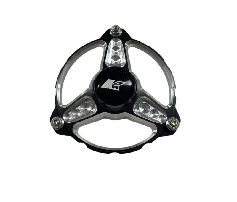 Keizer "P3" 3 Spoke Hubs, Cap, Bearings w/ Brake Rotor Mounts