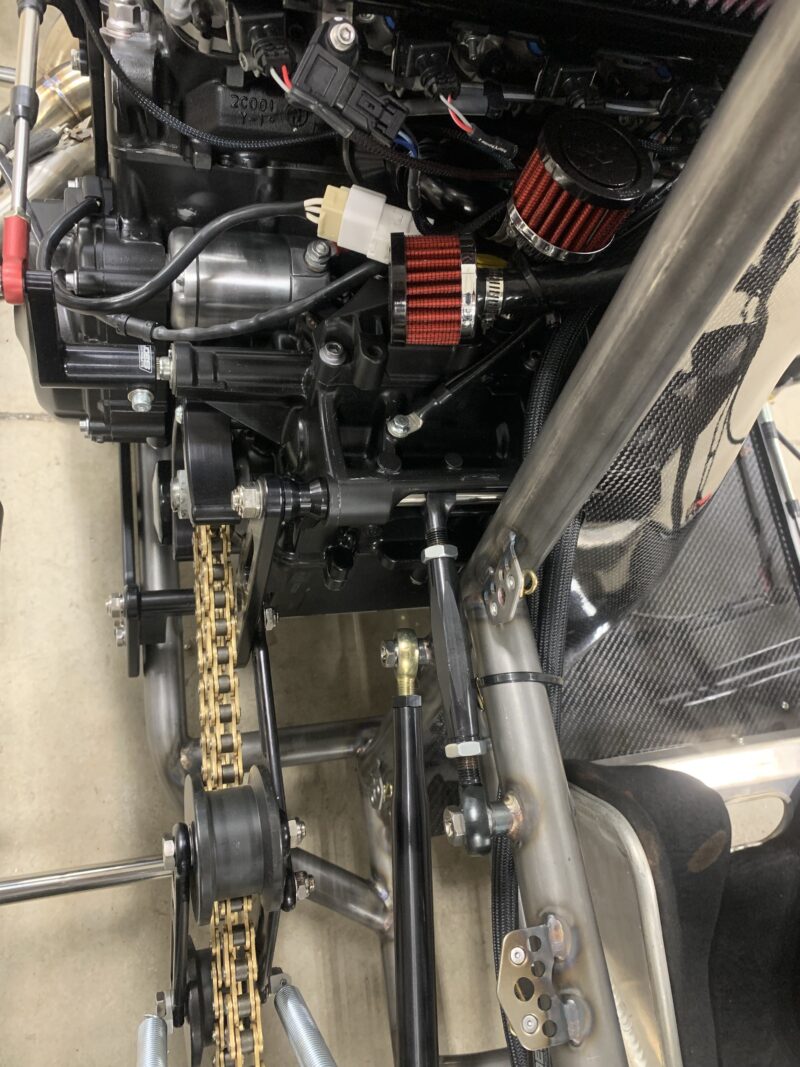 Chain Tensioner- R6 engine side rod end - Apex Chassis